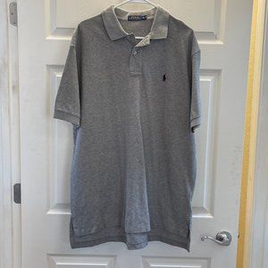 Mens Gray SS Ralph Lauren Polo